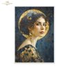 Papier decoupage morwowy FPA3002, Seria Inspired by Klimt, kobiety, zloto, dekoracyjne wzory, kamienie szlachetne, mozaiki, motywy secesyjne * Mulberry decoupage paper FPA3002, women, gold, decorative patterns, gemstones, mosaics, Art Nouveau motifs *Pape